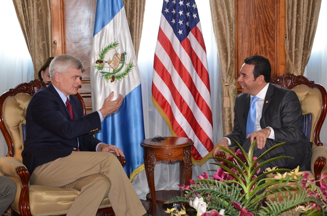 Cassidy meets Guatemala president Jimmy Morales