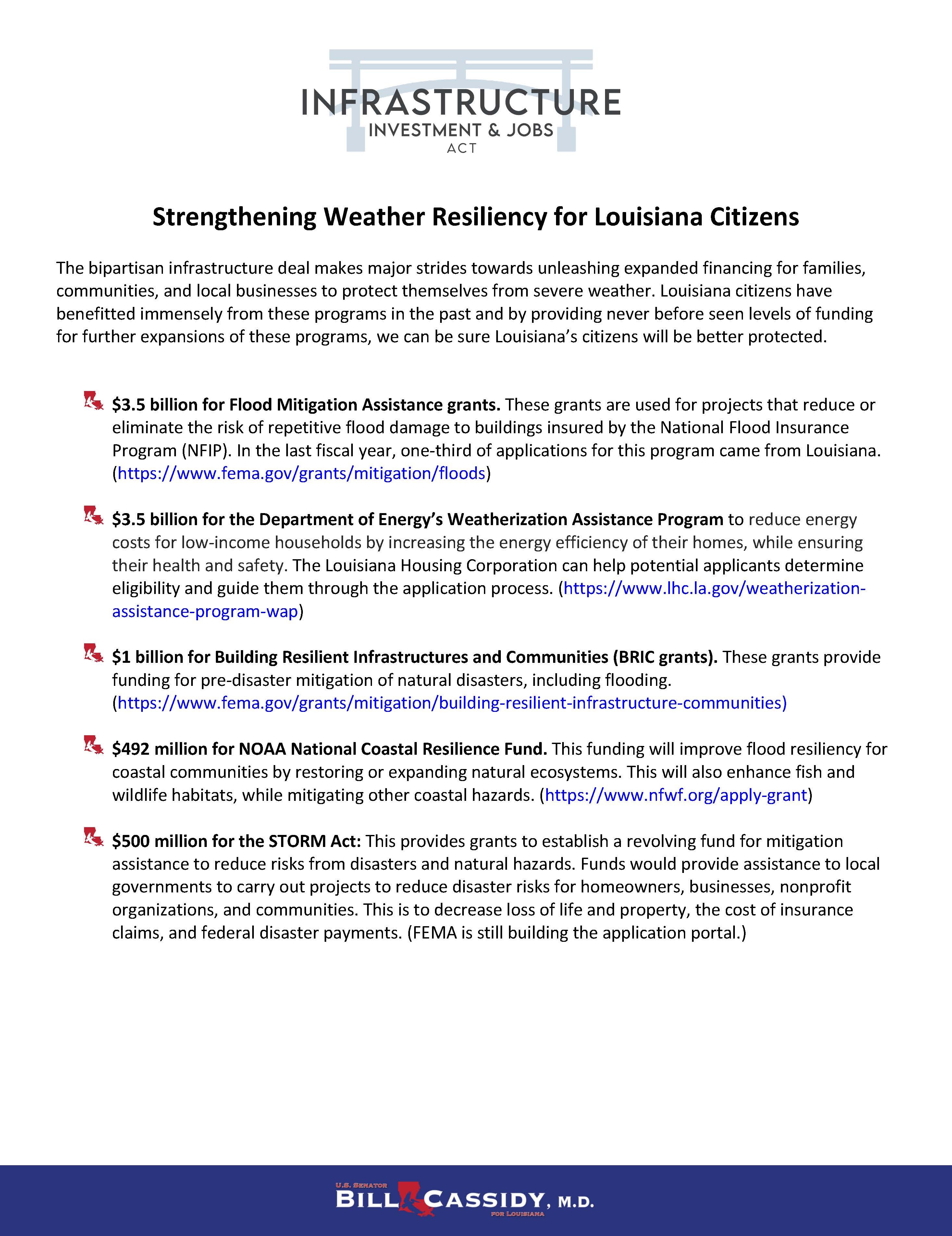 IIJA Weather Resiliency